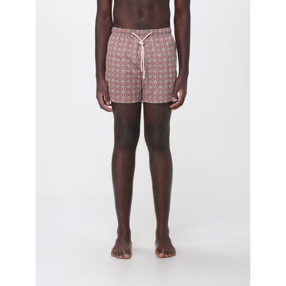 Peninsula Men Short Ethnic Pattern Swim Shorts Peninsula With Drawstring Waist